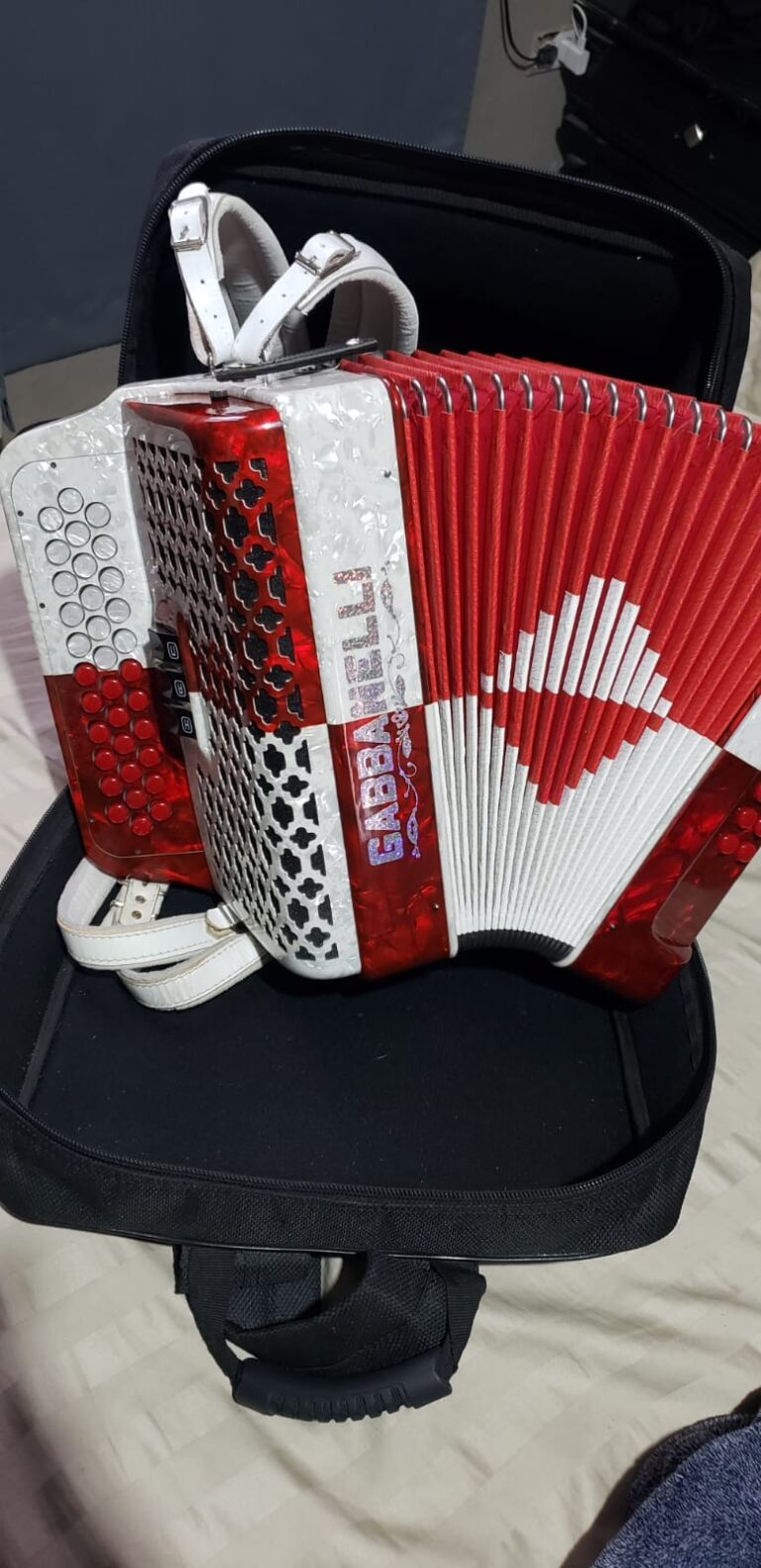 RED AND BLACK ACCORDION FOR SALE (5)