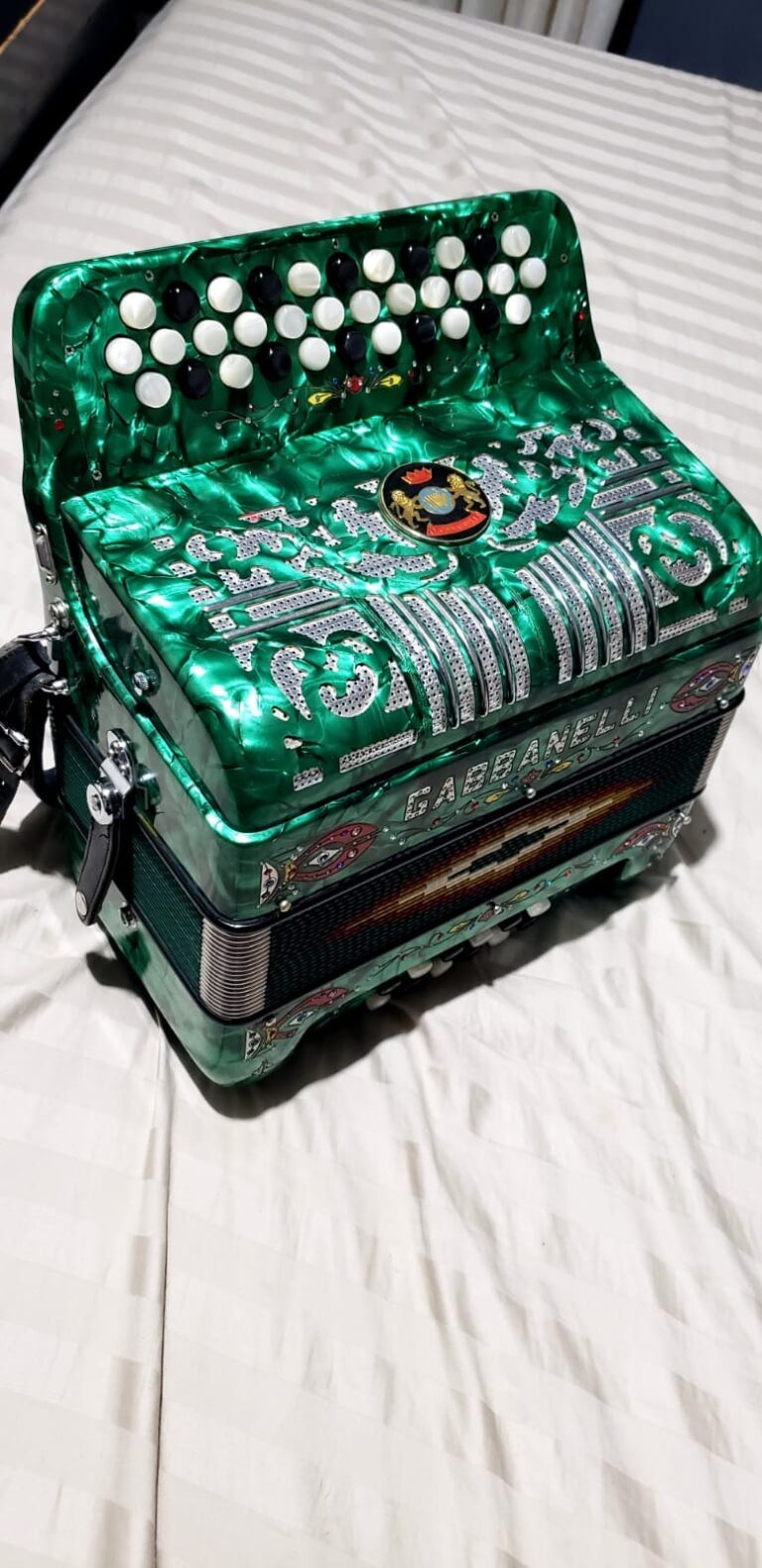 green gabbanelli accordion for sale (6)